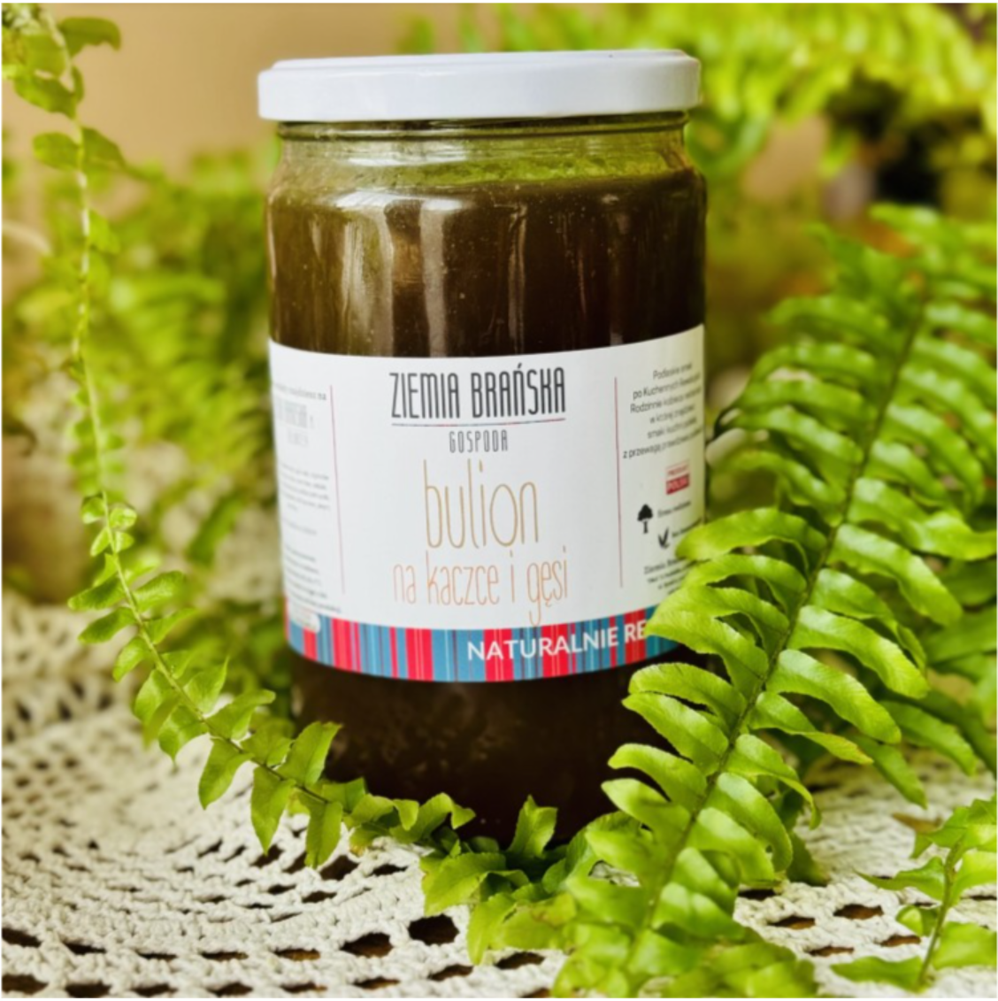 Bulion na kaczce, gęsi i wołowinie