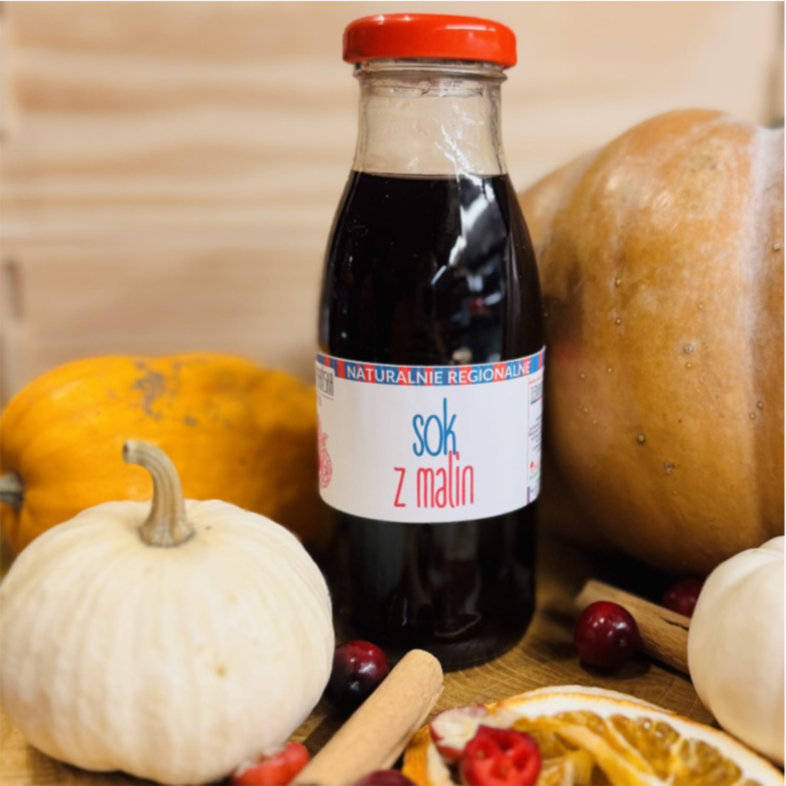 Sok z malin